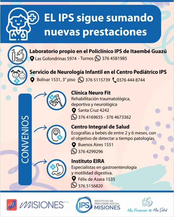 🔵 💙El IPS amplía su cobertura y suma prestaciones al servicio de sus afiliados imagen-4