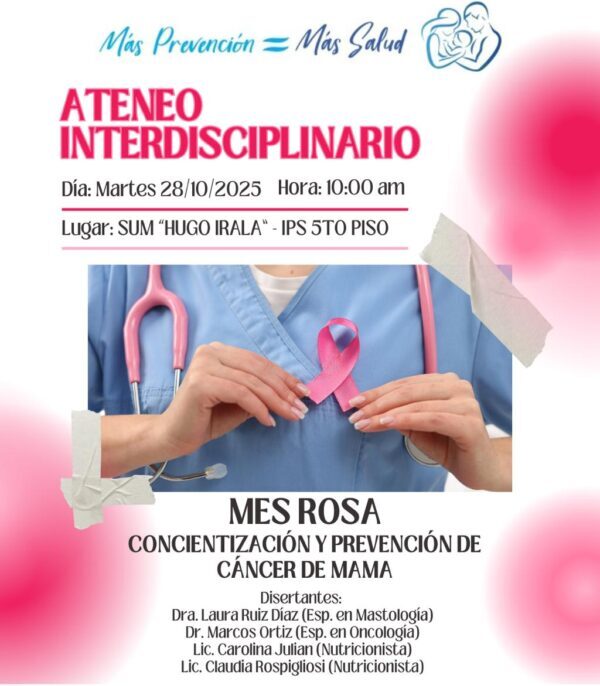 💗 MES ROSA | Prevención y Concientización del Cáncer de Mama - IPS