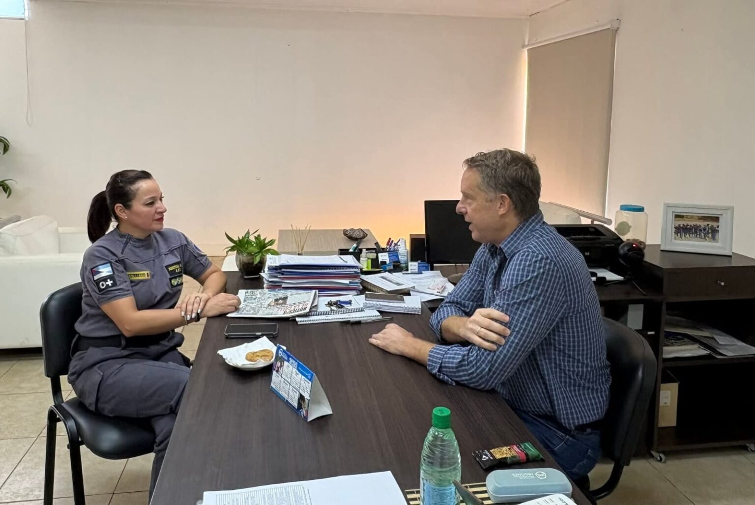 Reunión de trabajo entre el Presidente del IPS y la Directora del Servicio Penitenciario Provincial imagen-16