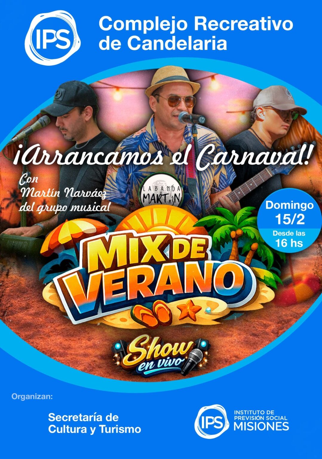 🎭🌞 ¡Arrancamos el Carnaval con un show en vivo! 🌴🎶 imagen-7