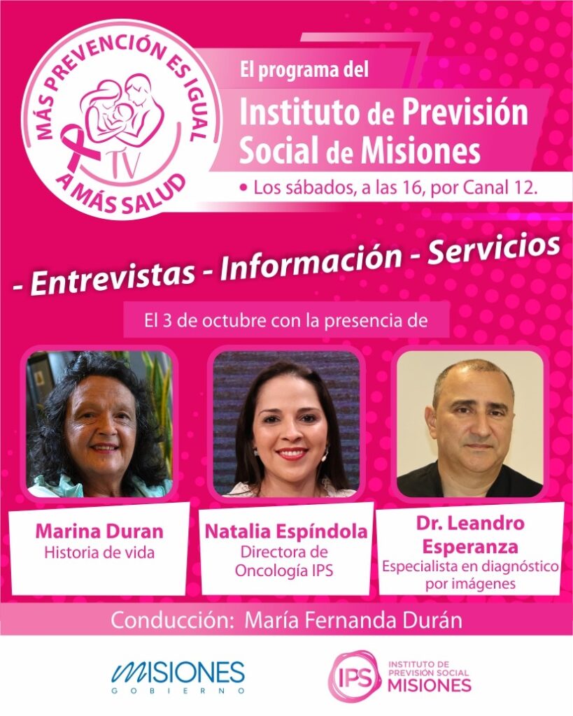 📺 Este sábado, una nueva edición de “Más Prevención es igual a Más Salud” imagen-8